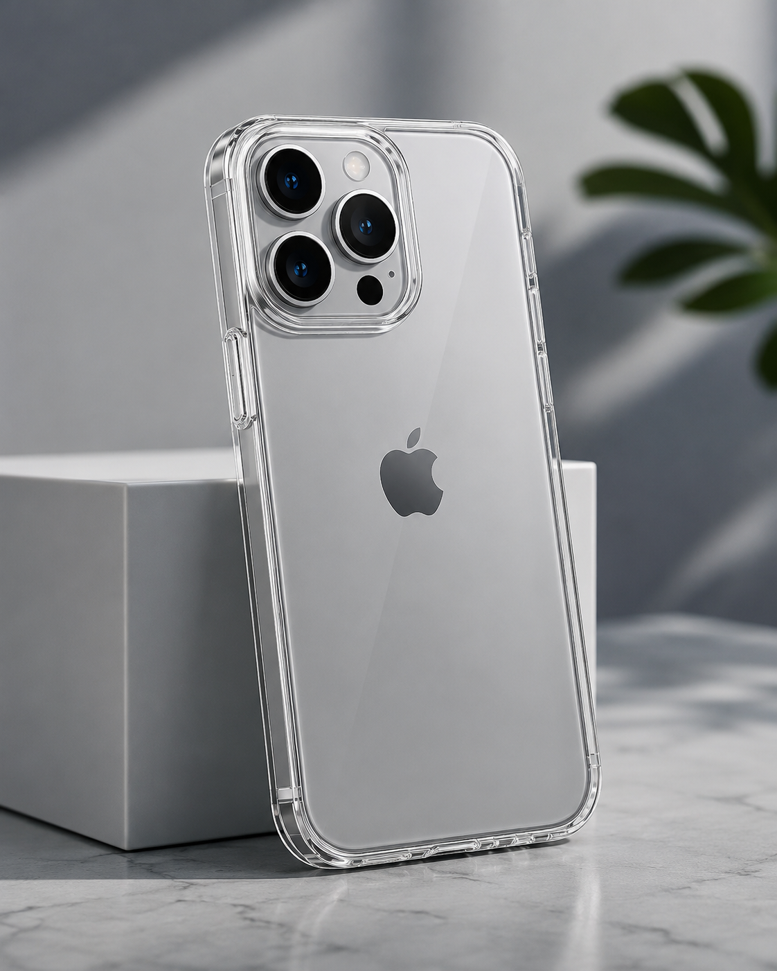 Crystal Clear Transparent Case for iPhone 15 Pro Max