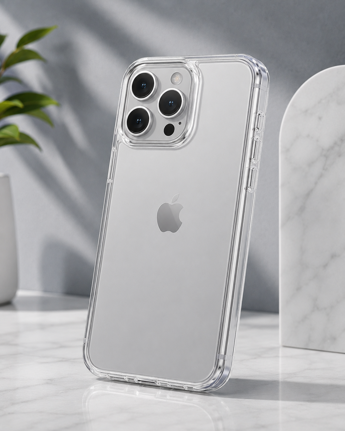 Crystal Clear Transparent Case for iPhone 16 Pro Max