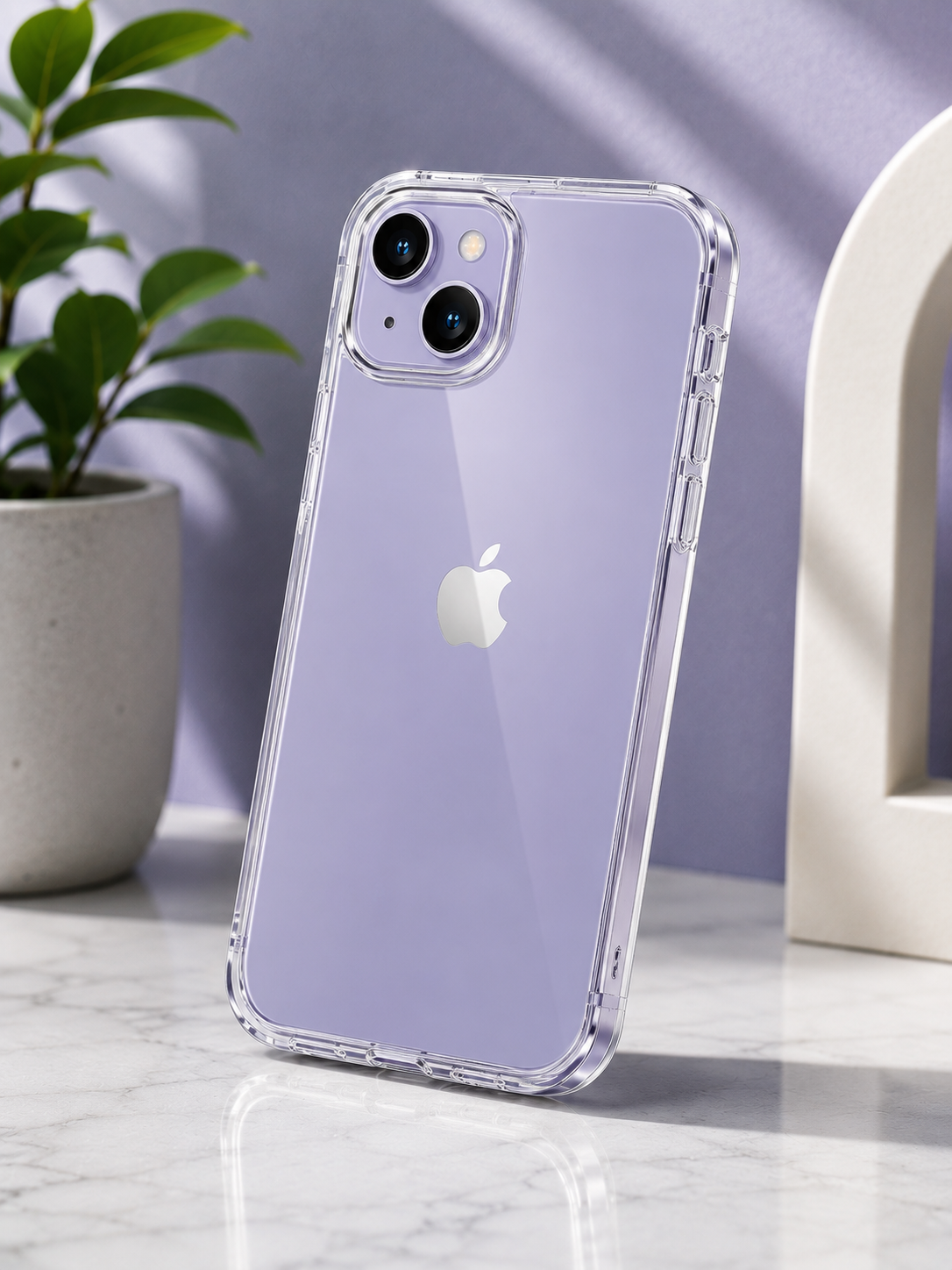 Crystal Clear Transparent Case for iPhone 13