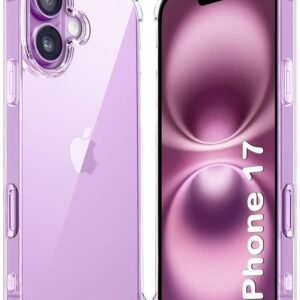 Iphone 17 Clear Transparent Shockproof Phone Case