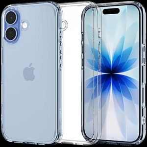 Iphone 17 Clear Transparent Shockproof Phone Case