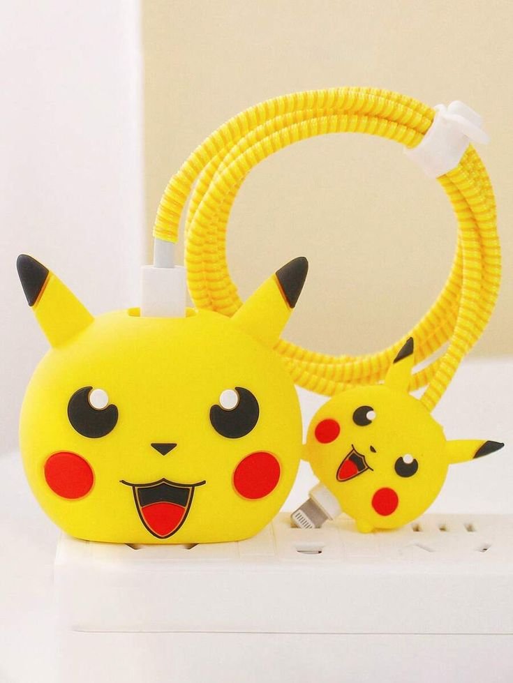 Pikachu Cable Protector Set – Yellow