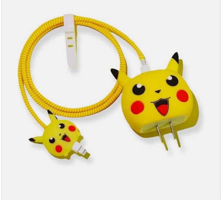Pikachu Cable Protector Set – Yellow - Image 2